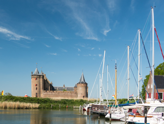 Liegeplatz am Schloss in Muiden